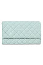 Quilted Convertible Wallet - Mint