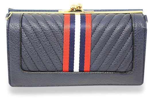 Organizer Crossbody Wallet - Navy