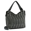 Layered Rhinestone Fashion Handbag