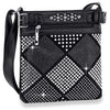 Diamond Bling Crossbody Sling - Black