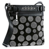 Polka Dot Rhinestone Crossbody Sling