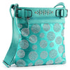Polka Dot Rhinestone Crossbody Sling