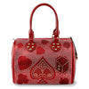 Rhinestone Gaming Design Satchel - Red