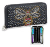 Rhinestone Bee Bling Wallet - Black