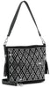 Diamond Pattern Hobo Crossbody Sling