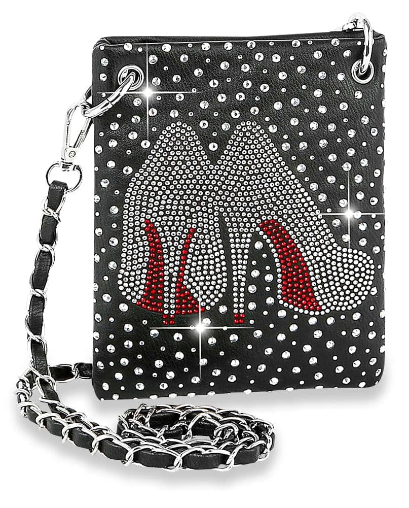 High Fashion Heels Petite Crossbody Sling - Black