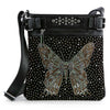 Butterfly Crossbody Sling - Black