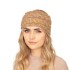Confetti Cable Knit Headband - Taupe