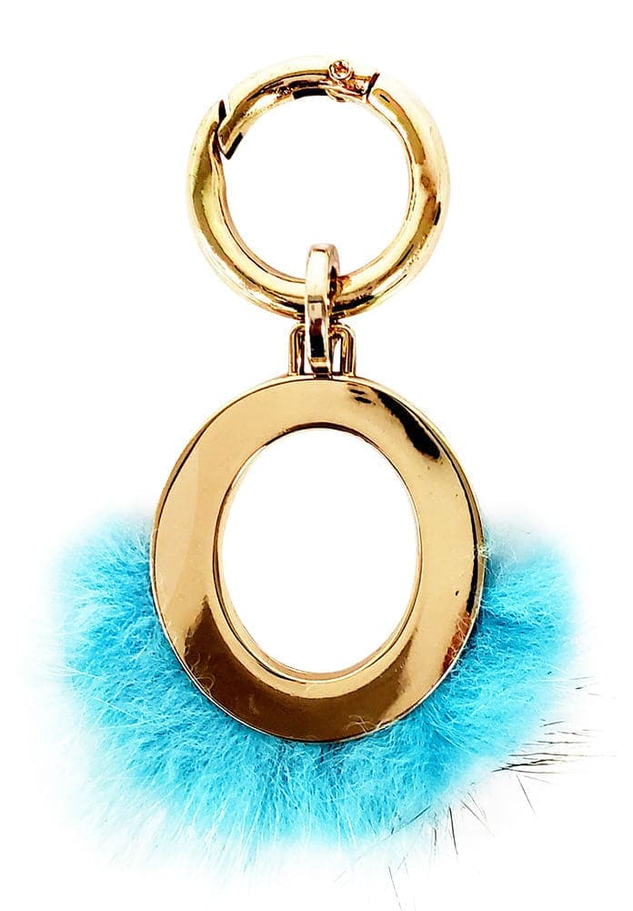 Whimsical Feather Purse Charm 