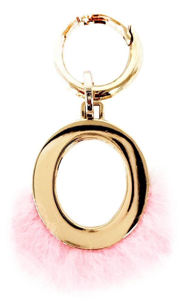 Whimsical Feather Purse Charm  - Pink
