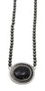 Bead and Stone Necklace - Black