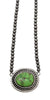Bead and Stone Necklace - Green