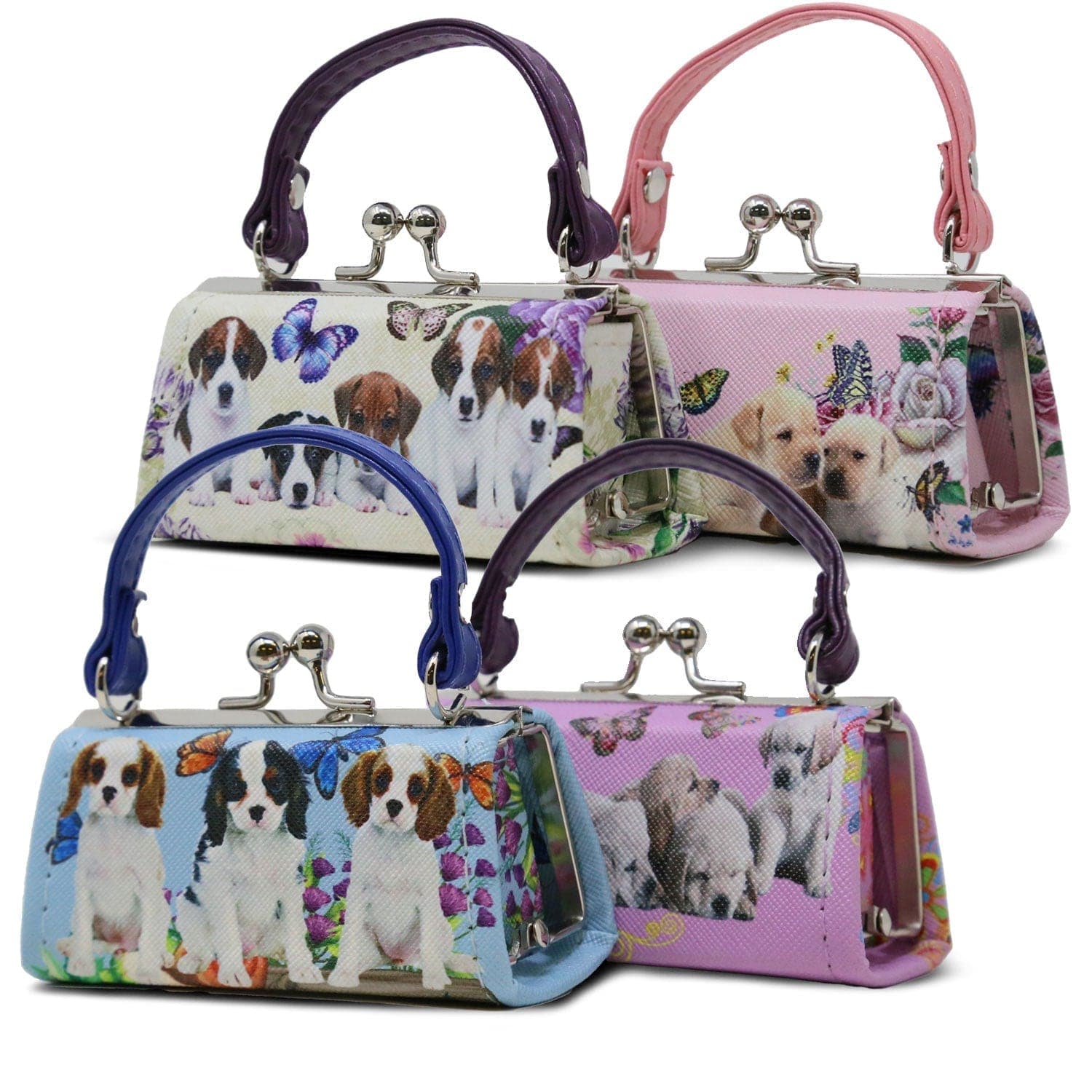 Adorable Puppies Lipstick Case Assorted Set - Purchase Pack of 12