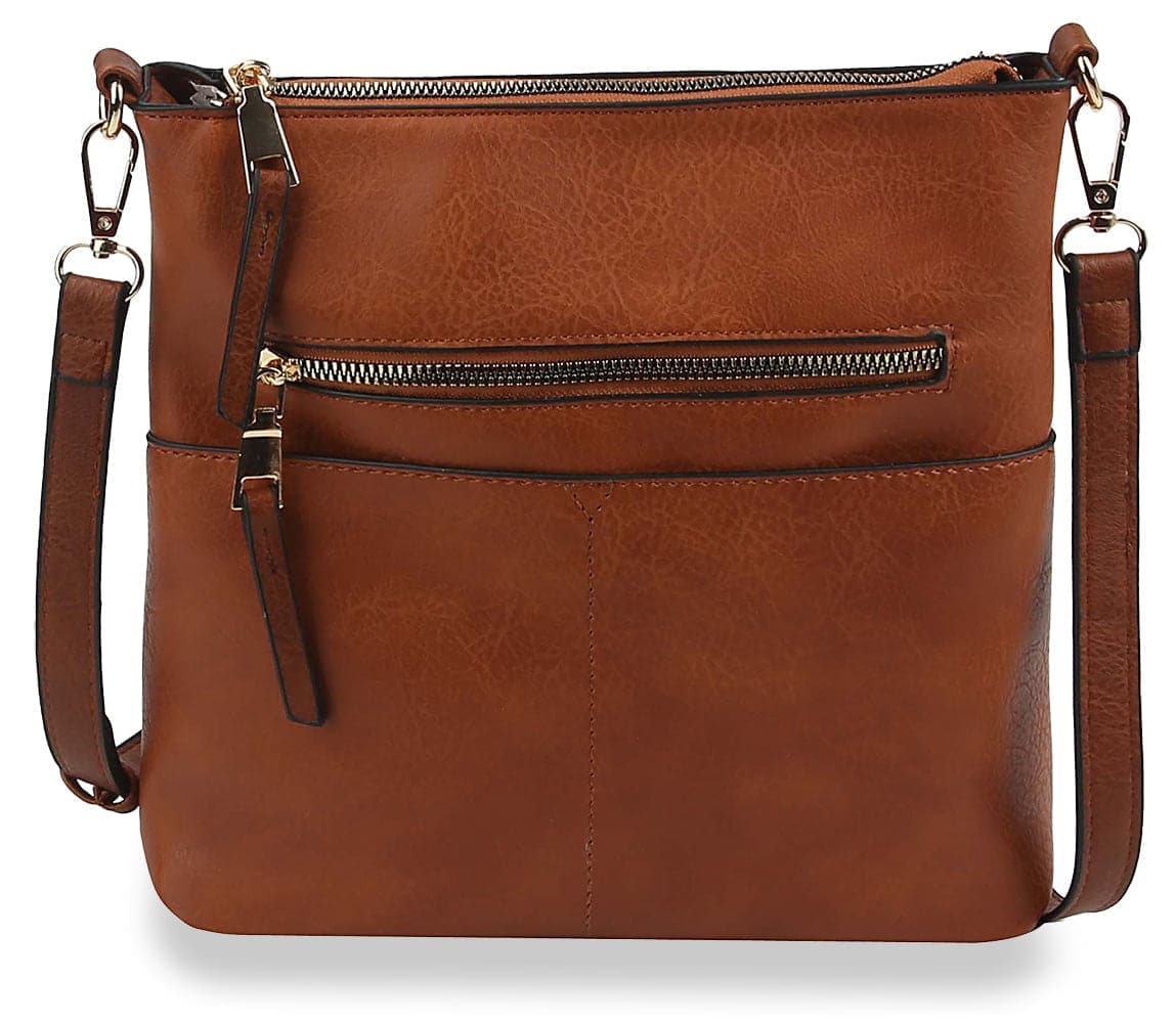 Multi Pocket Crossbody Sling - LQF038-BR