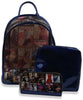 Obama Magazine Print Backpack Set