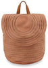 Pleated Design Fashion Backpack - Mauve