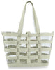 Two Piece Clear Tote Set - Light Sage