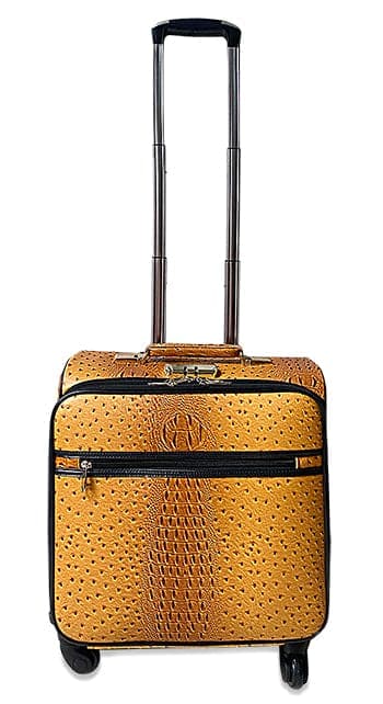 Embossed Wheeled Weekender - LGOT02-O-MD