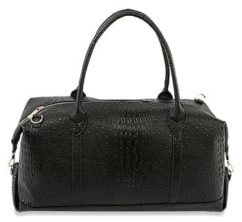 Classic Embossed Large Carry-On Handbag - LHU351-O-BK