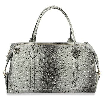 Classic Embossed Large Carry-On Handbag - LHU351-O-GY
