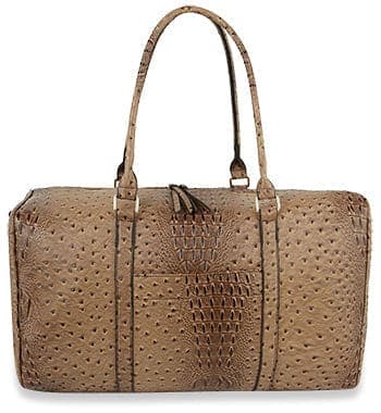 Classic Embossed Carry-On Satchel - LQF043-O-BR