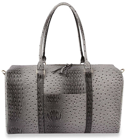 Classic Embossed Carry-On Satchel - LQF043-O-GY